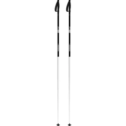 Like-New Rossignol FT500 Mens XC Ski Poles White And Black 135 cm / 54 in