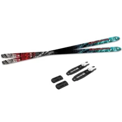 Like-New Whitewoods PHANTOM Mens XC Ski/Binding Black And Royal Blue 177 cm
