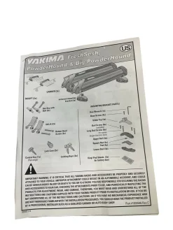 Never Used Old Stock Yakima Powderhound Ski Snowboard Snow Sport Rack Roof