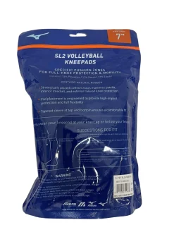 New Mizuno Womens Large Vollyball Knee Pads Black