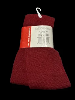 New Pro Feet MULTI SPORT SOCK Athletic Wine Red M/L