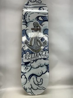 New RELIANCE ANCHOR Skateboard Deck Only Natural 8 1/2"