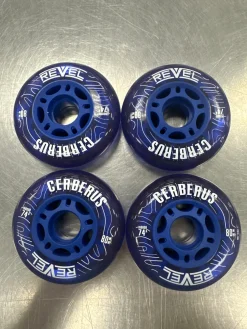 New REVEL CERBERUS 4PK-80MM/74A Inline Wheels 80MM