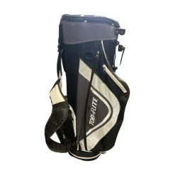 Top Flite Mens Stand Bag Black And White