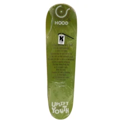 UPLIFT THE YOUTH Skateboard Deck Only Black 8"