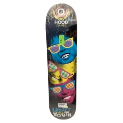 UPLIFT THE YOUTH Skateboard Deck Only Black 8"
