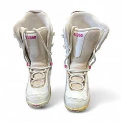 Used 5150 BOOTS Girls Snowboard Boots White Junior 04