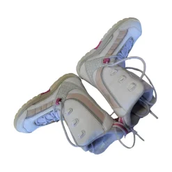 Used 5150 BRIGADE GIRLS SNOWBOARD BOOTS SZ 4 Girls Snowboard Boots White And Neon Pink Junior 04