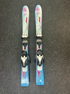 Used A Gamers LR75 Girls DH Ski/Binding Royal Blue 118 cm