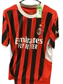 Used AC MILAN GIMENEZ Soccer Top Adt Red XL