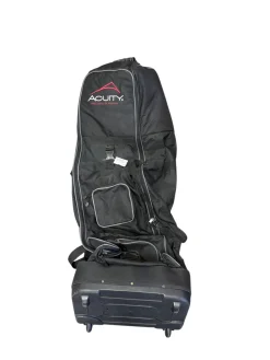 Used Acuity TRAVEL BAG W/WHEELS Travel Bag Black