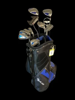 Used Adams Golf TIGHT LIES Mens Package Set RH Royal Blue 10 Piece