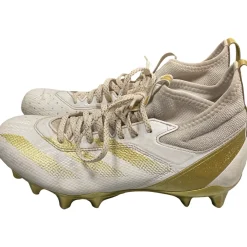 Used Adidas AC8230 LAX Cleats Mens White Senior 7.5