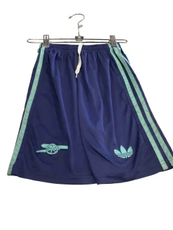 Used Adidas ARSENAL SOCCER SHORTS Soccer Shorts Yth Navy Blue SM