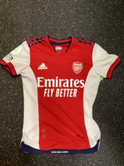 Used Adidas ARSENAL Soccer Top Adt Red SM