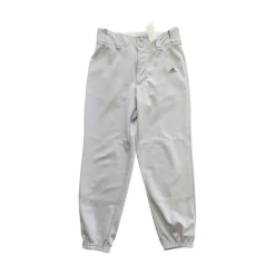 Used Adidas BASEBALL PANTS YTH MD BB/SB Pant Boys Grey MD