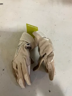 Used Adidas BB/SB Batting Gloves White LG