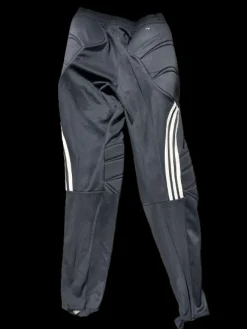 Used Adidas CLIMALITE GOALKEEPER PANTS MD ADULT Goalie Bottom Adt Black And White MD