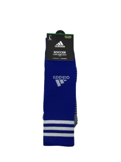 Used Adidas COPA ZONE BLUE SOCKS Soccer Socks Royal Blue LG