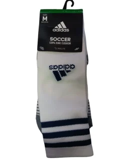 Used Adidas COPA ZONE Soccer Socks White MD