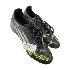 Used Adidas F50 LEAGUE TURF SHOE Soccer Turf Shoes Black Senior 10.5