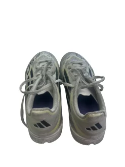 Used Adidas F50 Soccer Indoor Shoes White Junior 04