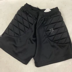 Used Adidas GOALIE PANTS Soccer Shorts Yth Black MD