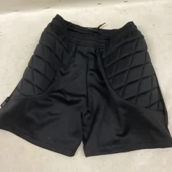 Used Adidas GOALIE PANTS Soccer Shorts Yth Black MD