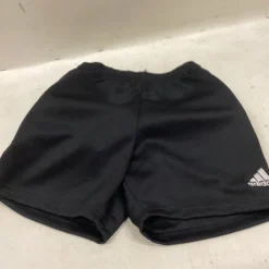 Used Adidas GOALIE PANTS Soccer Shorts Yth Black MD
