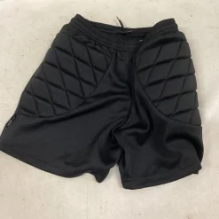 Used Adidas GOALIE PANTS Soccer Shorts Yth Black MD