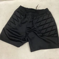 Used Adidas GOALIE PANTS Soccer Shorts Yth Black MD