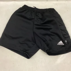Used Adidas GOALIE PANTS Soccer Shorts Yth Black MD
