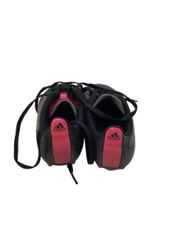 Used Adidas GOLETTO Soccer Cleats Black And Pink Junior 01