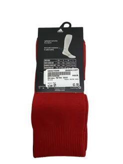 Used Adidas METRO SOCK Soccer Socks Red SM