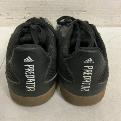 Used Adidas PREDATOR Soccer Indoor Shoes Black Junior 02