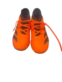 Used Adidas PREDATOR Soccer Indoor Shoes Orange Junior 05.5
