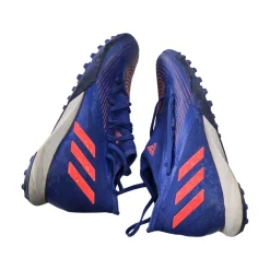 Used Adidas PREDATOR TURF CLEAT SIZE 7 Soccer Turf Shoes Royal Blue Senior 7