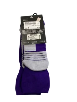 Used Adidas PURPLE SOCKS Soccer Socks Purple MD