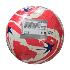 Used Adidas REPLICA FIFA SOCCER BALL SIZE 4 All Size Soccer Ball Red 4