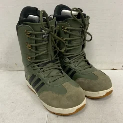 Used Adidas SAMBA Mens Snowboard Boots Green Senior 10