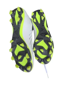 Used Adidas SG LG Soccer Shin Guards Junior Neon Green LG