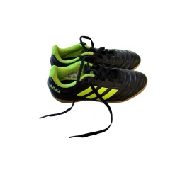 Used Adidas Soccer Indoor Shoes Black Junior 01