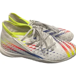 Used Adidas Soccer Indoor Shoes White Junior 03