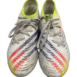 Used Adidas Soccer Indoor Shoes White Junior 03