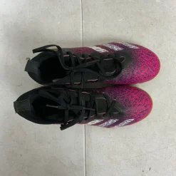 Used Adidas Soccer Indoor Shoes Pink Junior 04