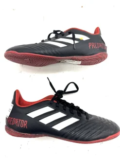 Used Adidas Soccer Indoor Shoes Black Senior 7.5