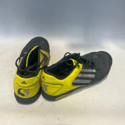 Used Adidas Soccer Indoor Shoes Yellow Youth 09.0