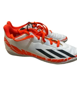Used Adidas Soccer Indoor Shoes White Junior 03