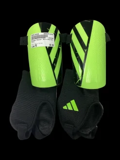 Used Adidas Soccer Shin Guards Junior Optic Yellow MD