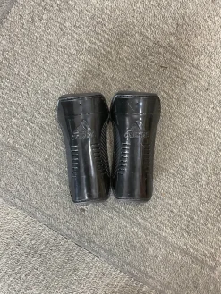 Used Adidas Soccer Shin Guards Youth Black SM